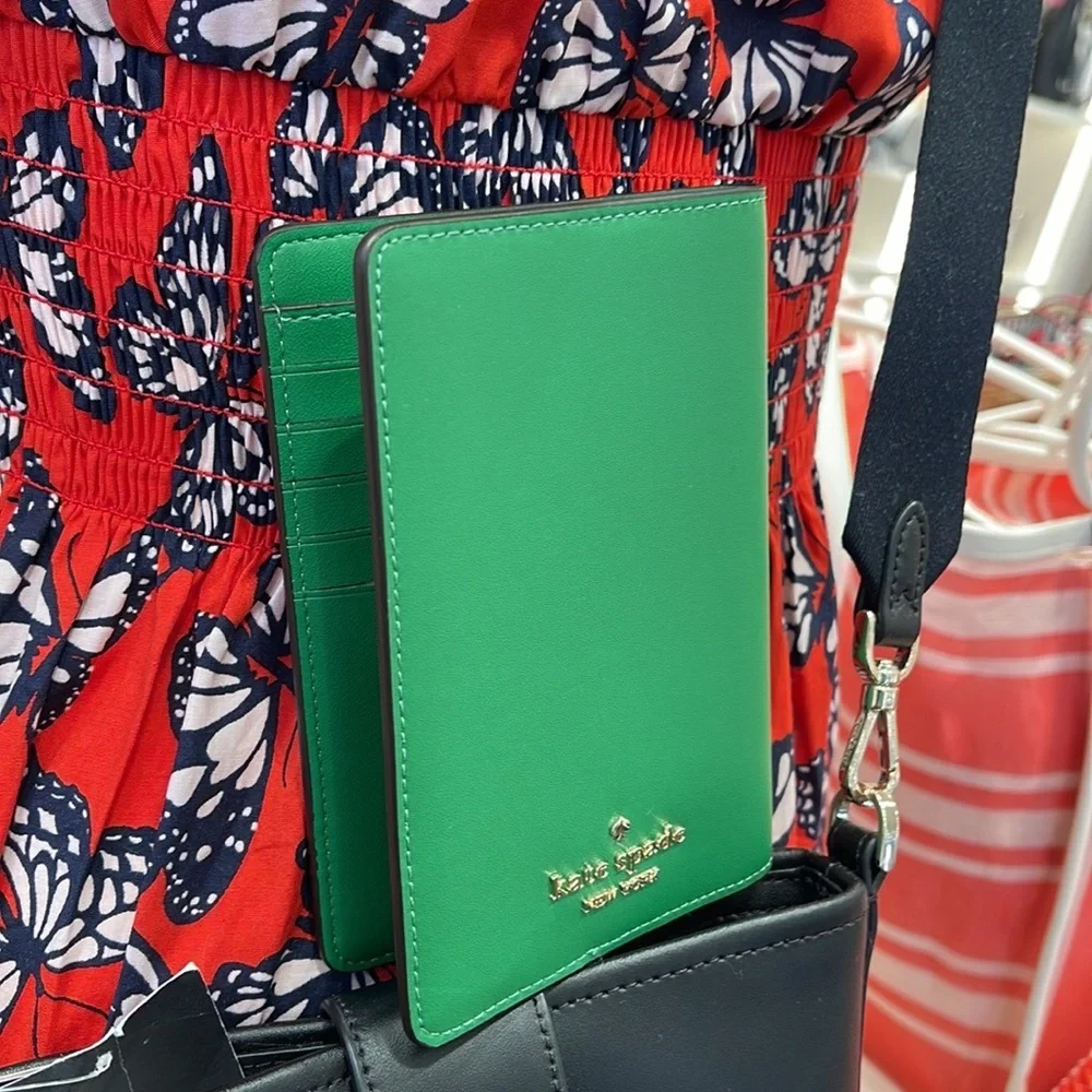 Kate Spade Watermelon Passport Holder NWT